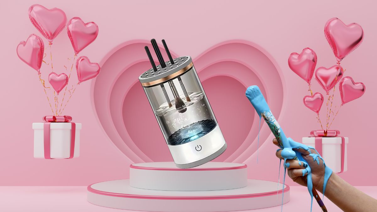 LIMPIADOR DE BROCHAS DE MAQUILLAJE