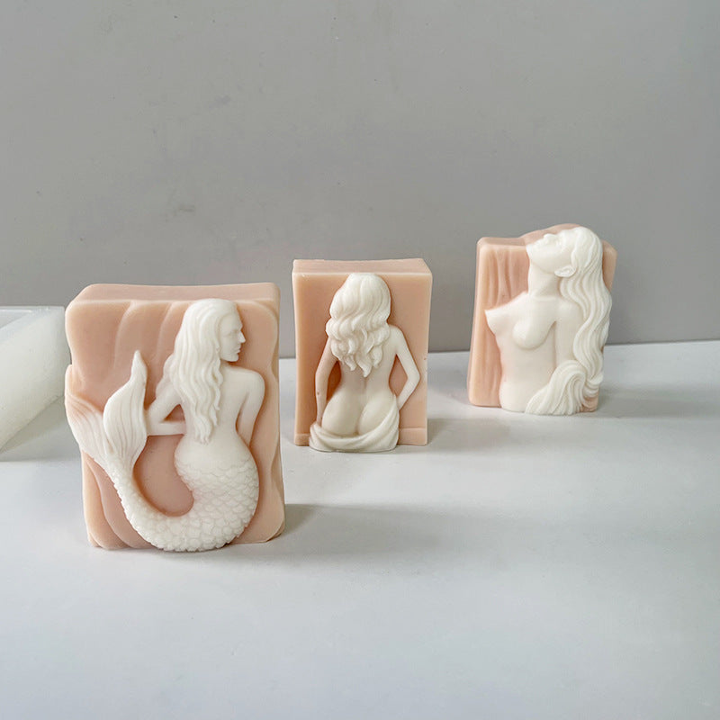 Mermaid Aromatherapy Candle Mould Diy