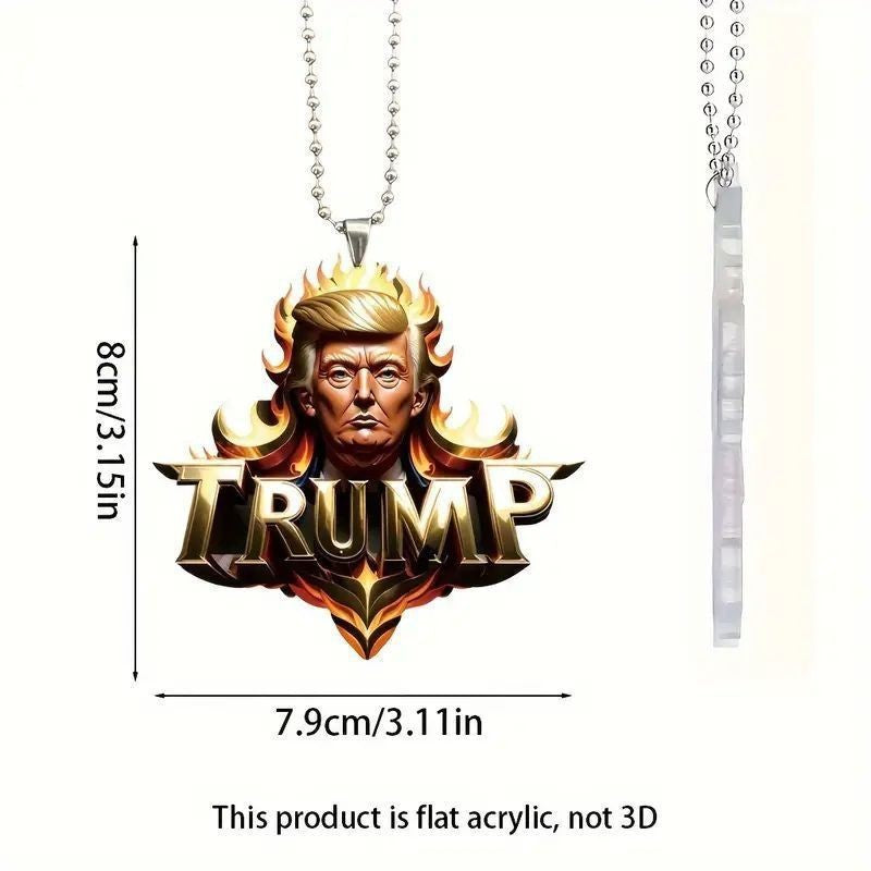 Car Decoration Pendant Trump Car Rearview Mirror Decoration Pendant