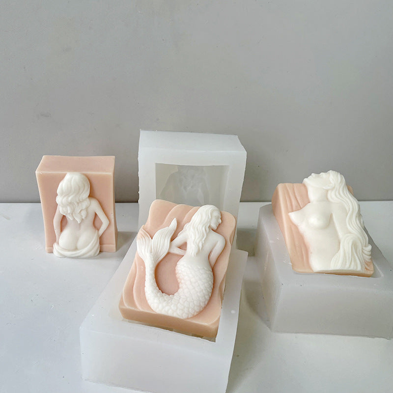 Mermaid Aromatherapy Candle Mould Diy