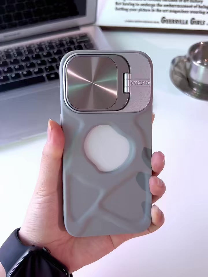 CD Pattern Lens Bracket Magnetic Sucker Phone Case Application Trend