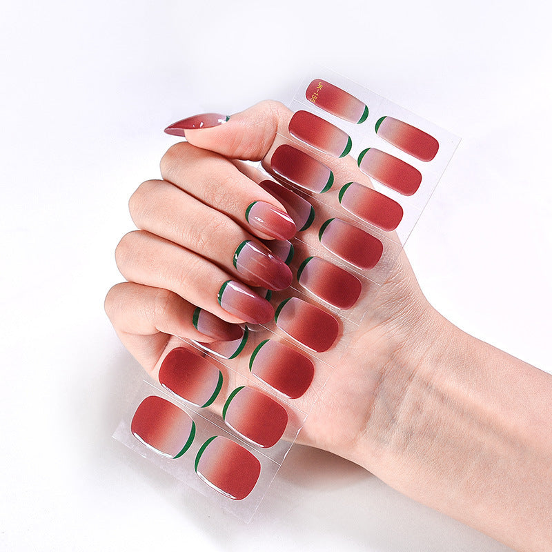 UV Phototherapy Semi-curing Gel Semi-baked Nail Sticker