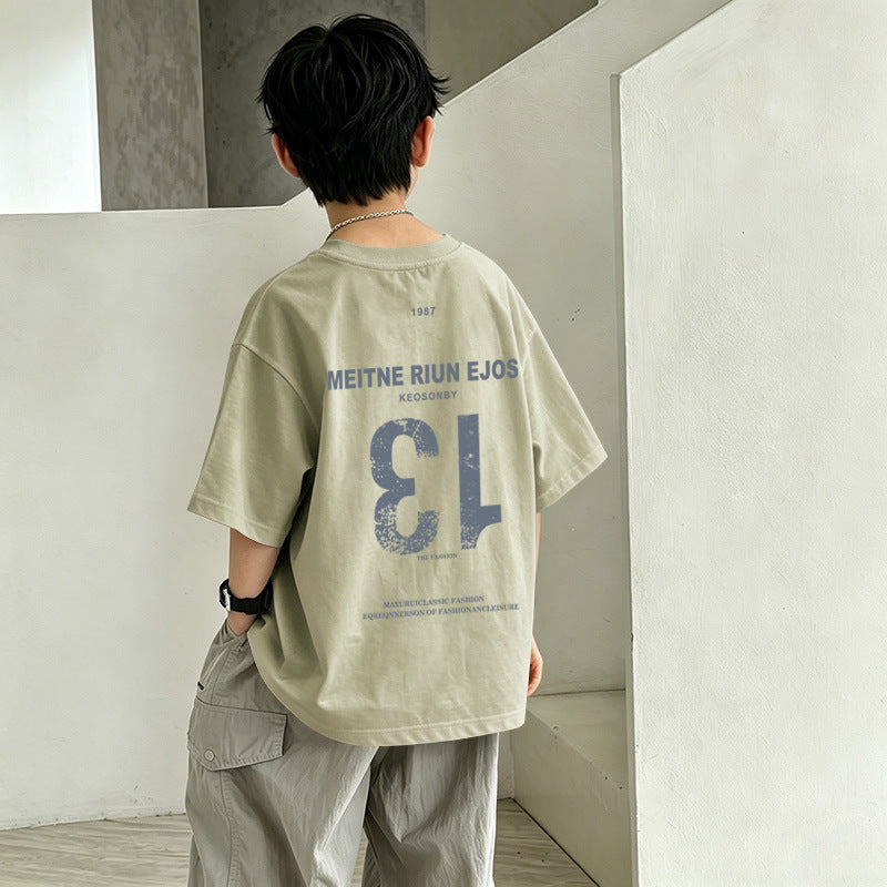 Stylish Boys' Short Sleeve T-Shirt