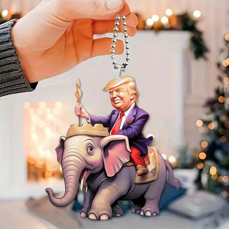 Car Decoration Pendant Trump Car Rearview Mirror Decoration Pendant