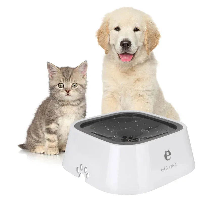 1.5L Cat Dog Water Bowl Carried Floating Bowl Anti-Overflow Slow Water Feeder Dispenser Pet Fountain ABS&PP Dog Supplies - Bellarte Enchanté 1.5L Cat Dog Water Bowl Carried Floating Bowl Anti-Overflow Slow Water Feeder Dispenser Pet Fountain ABS&PP Dog Supplies