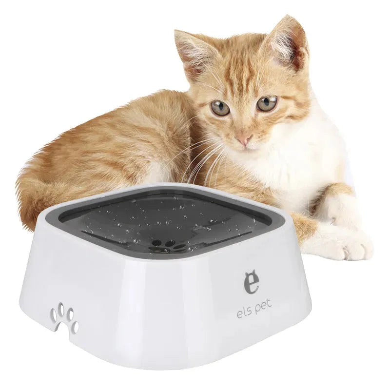 1.5L Cat Dog Water Bowl Carried Floating Bowl Anti-Overflow Slow Water Feeder Dispenser Pet Fountain ABS&PP Dog Supplies - Bellarte Enchanté 1.5L Cat Dog Water Bowl Carried Floating Bowl Anti-Overflow Slow Water Feeder Dispenser Pet Fountain ABS&PP Dog Supplies
