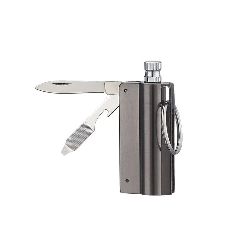 10000 Times Match With Knife Outdoor Waterproof Multi-functional Key Ring Lighter - Bellarte Enchanté 10000 Times Match With Knife Outdoor Waterproof Multi-functional Key Ring Lighter
