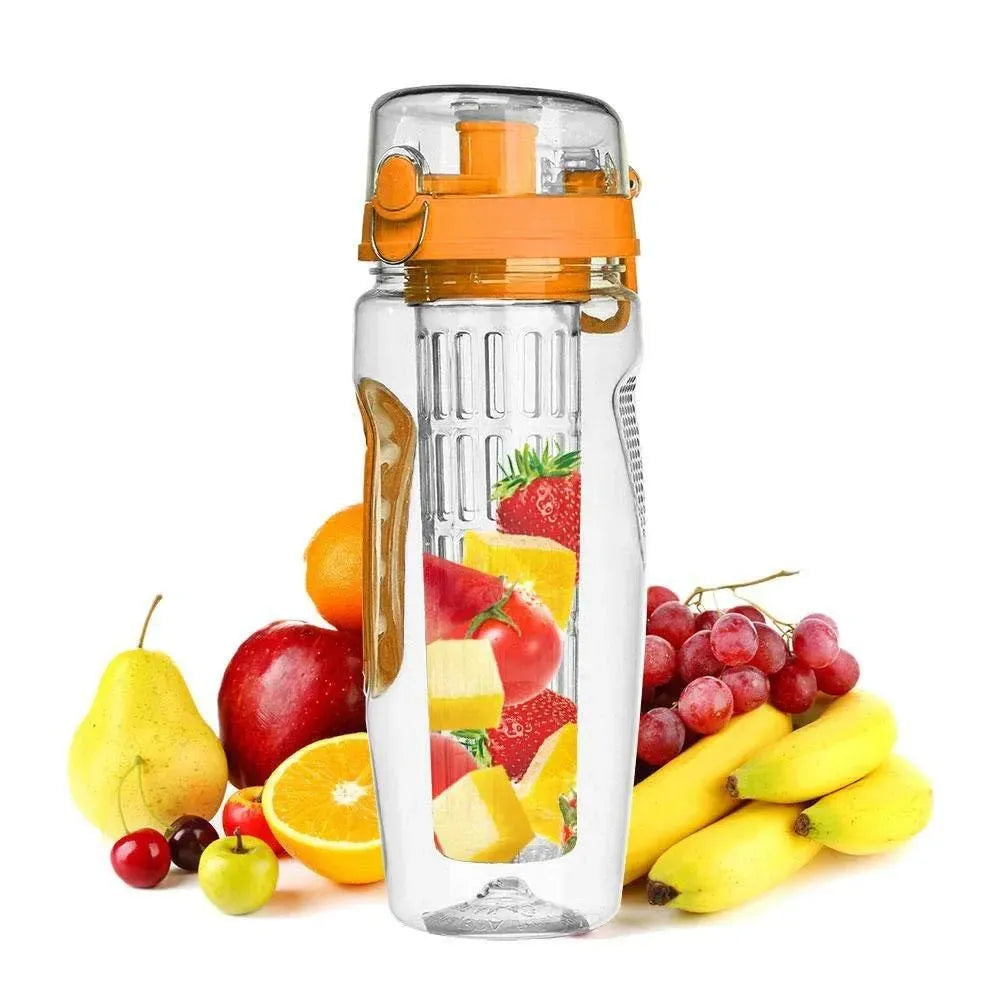1000ml Water Fruit Bottle BPA Free Plastic Sport Fruit Infuser Water Bottles With Infuser Juice Shaker Drink Bottle Of Water - Bellarte Enchanté 1000ml Water Fruit Bottle BPA Free Plastic Sport Fruit Infuser Water Bottles With Infuser Juice Shaker Drink Bottle Of Water