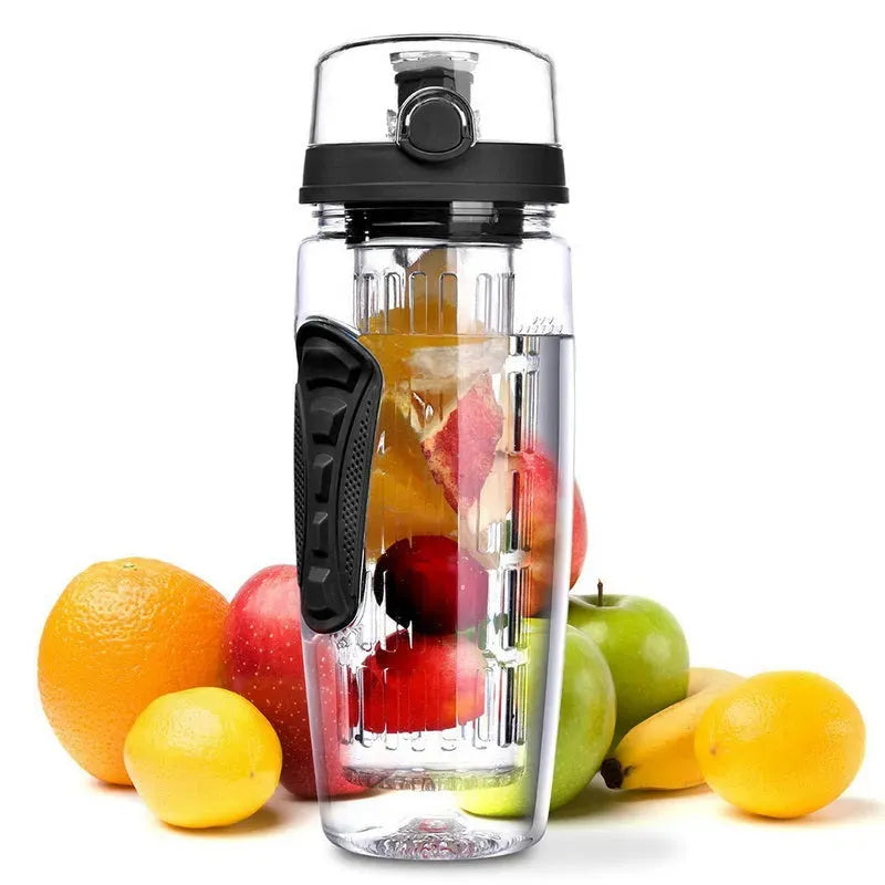 1000ml Water Fruit Bottle BPA Free Plastic Sport Fruit Infuser Water Bottles With Infuser Juice Shaker Drink Bottle Of Water - Bellarte Enchanté 1000ml Water Fruit Bottle BPA Free Plastic Sport Fruit Infuser Water Bottles With Infuser Juice Shaker Drink Bottle Of Water