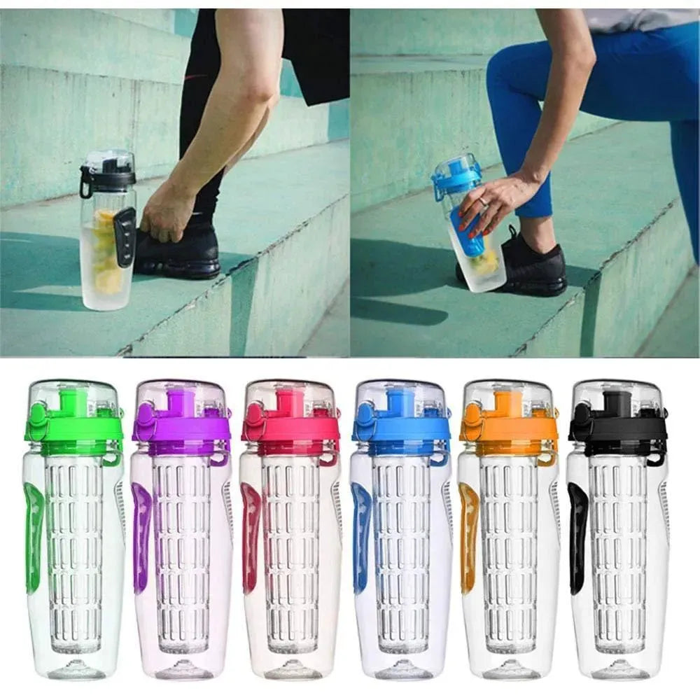 1000ml Water Fruit Bottle BPA Free Plastic Sport Fruit Infuser Water Bottles With Infuser Juice Shaker Drink Bottle Of Water - Bellarte Enchanté 1000ml Water Fruit Bottle BPA Free Plastic Sport Fruit Infuser Water Bottles With Infuser Juice Shaker Drink Bottle Of Water