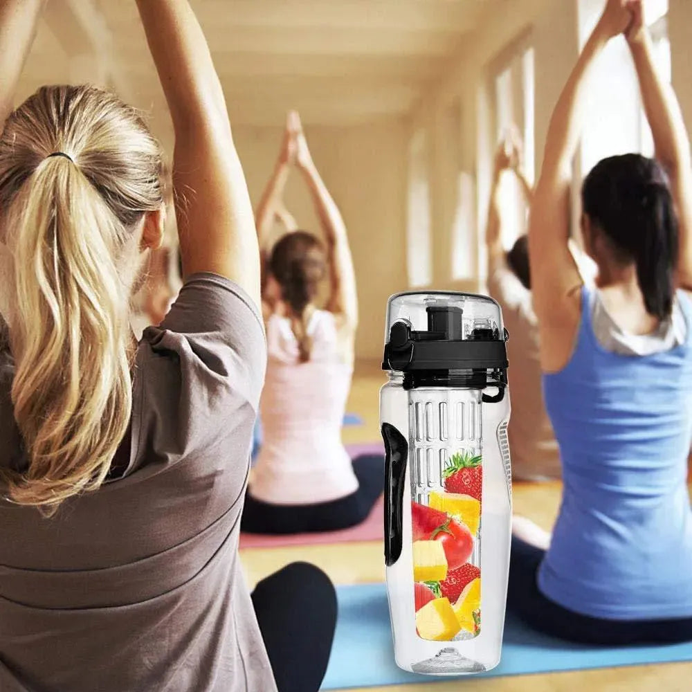 1000ml Water Fruit Bottle BPA Free Plastic Sport Fruit Infuser Water Bottles With Infuser Juice Shaker Drink Bottle Of Water - Bellarte Enchanté 1000ml Water Fruit Bottle BPA Free Plastic Sport Fruit Infuser Water Bottles With Infuser Juice Shaker Drink Bottle Of Water