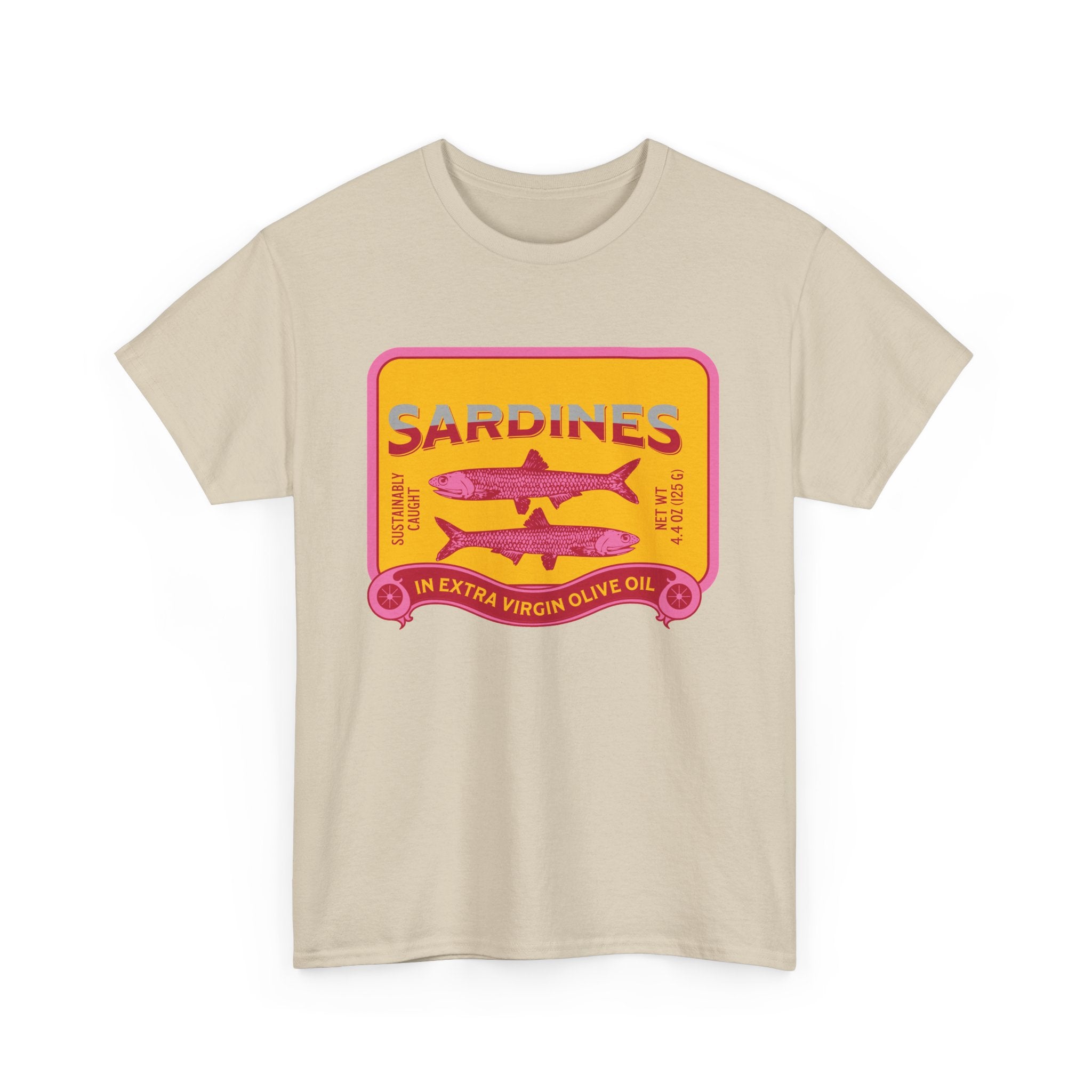 Sardines in Extra Virgin Olive Oil Vintage Graphic T-Shirt