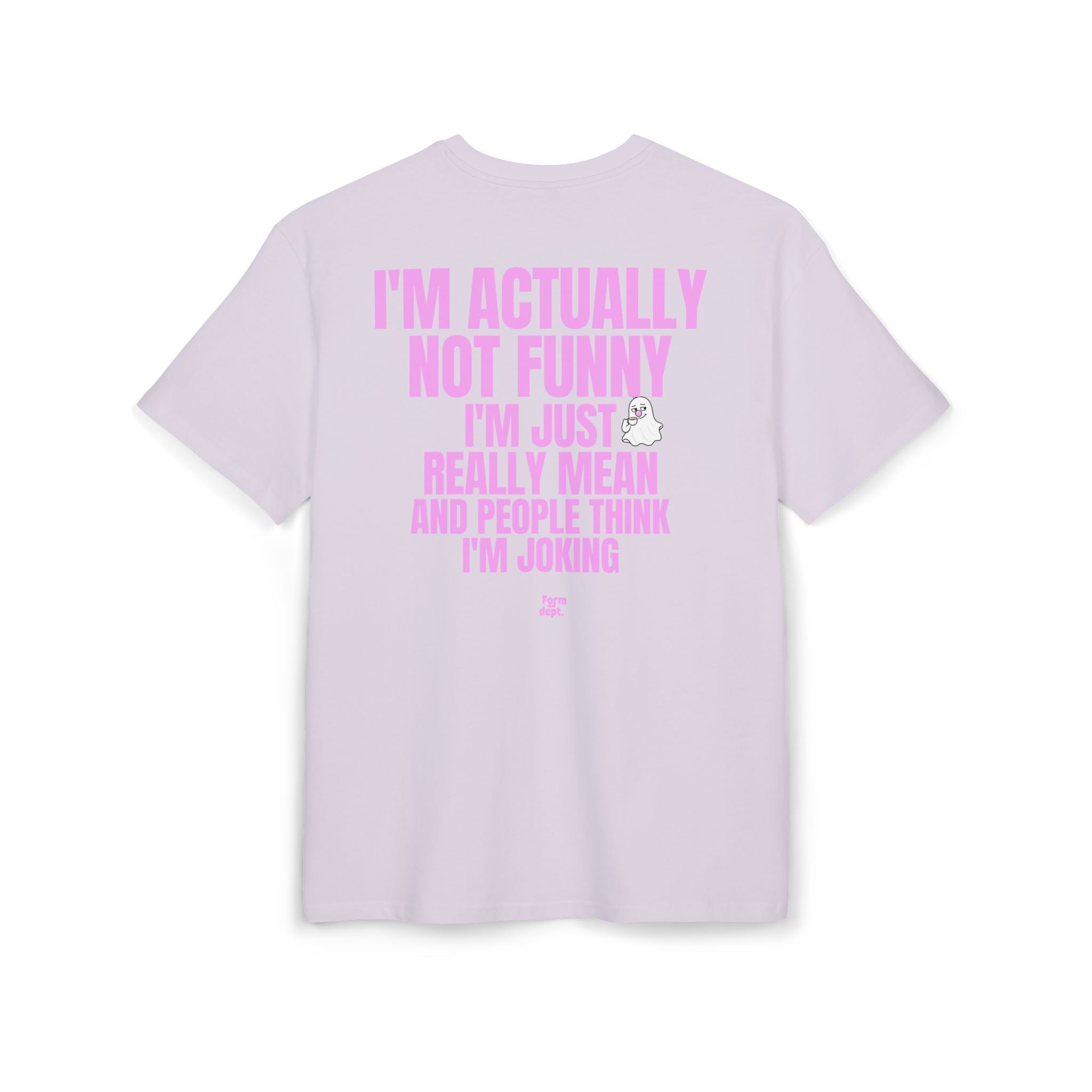 Unisex I'm Actually Not Funny Sarcastic Quote Funny T-Shirt Oversized
