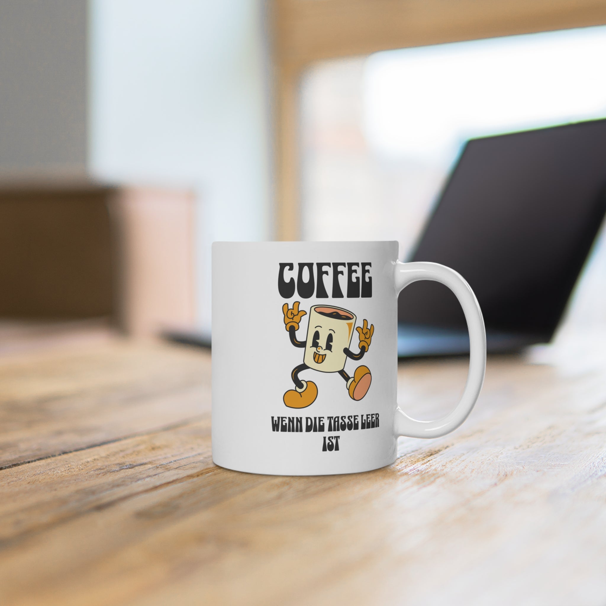 Cute Bean Cartoon Ceramic Mug