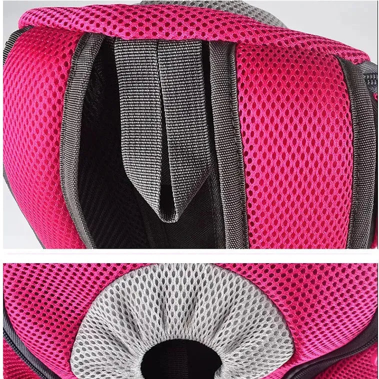 Pet Dog Carrier Carrier For Dogs Backpack Out Double Shoulder Portable Travel Outdoor Carrier Bag Mesh - Bella Enchanté