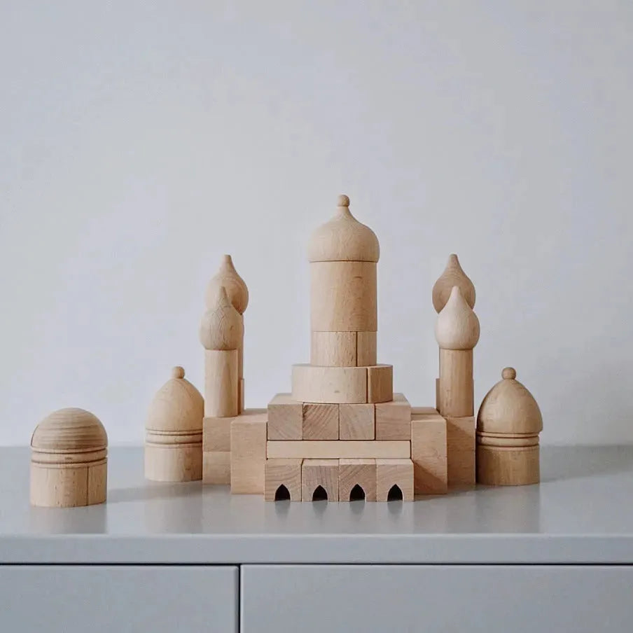 110 wooden children's blocks - Bellarte Enchanté 110 wooden children's blocks