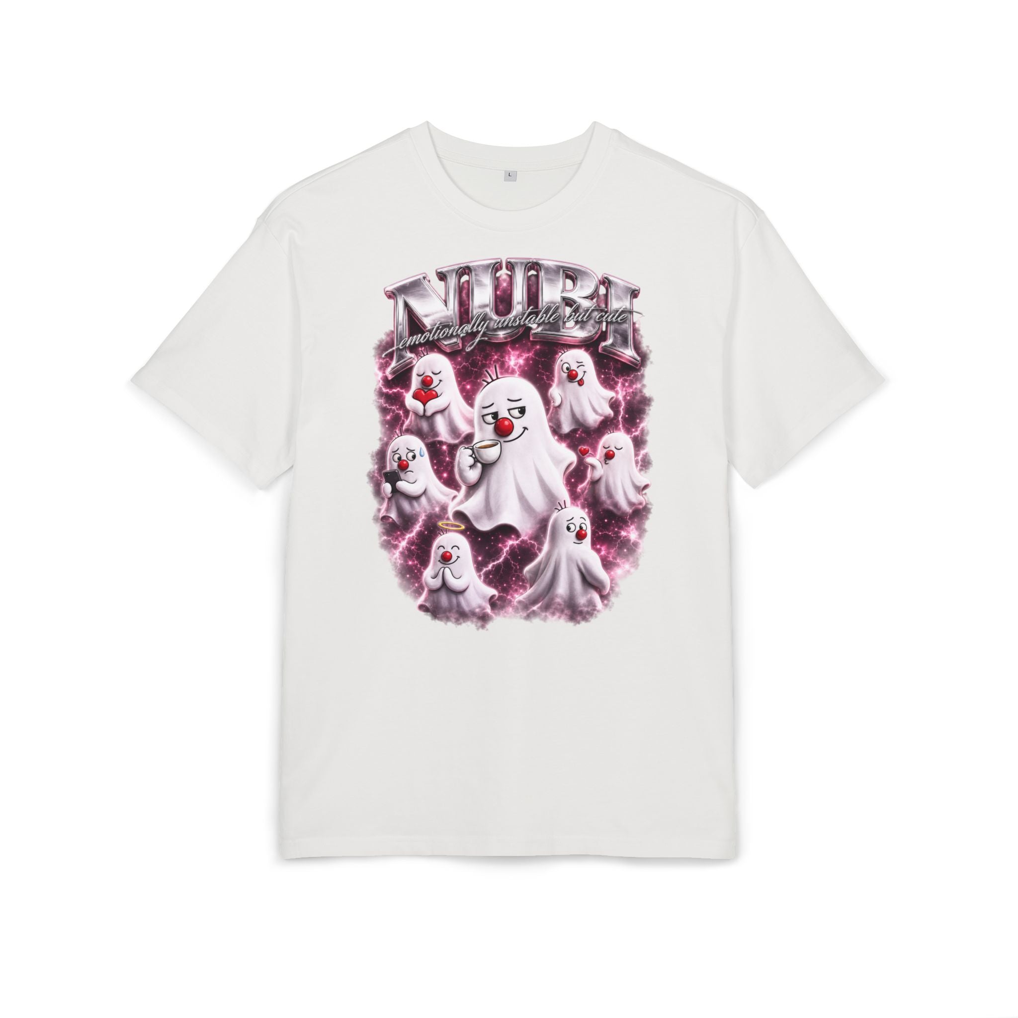 Spooky Ghost Halloween Oversized T-Shirt