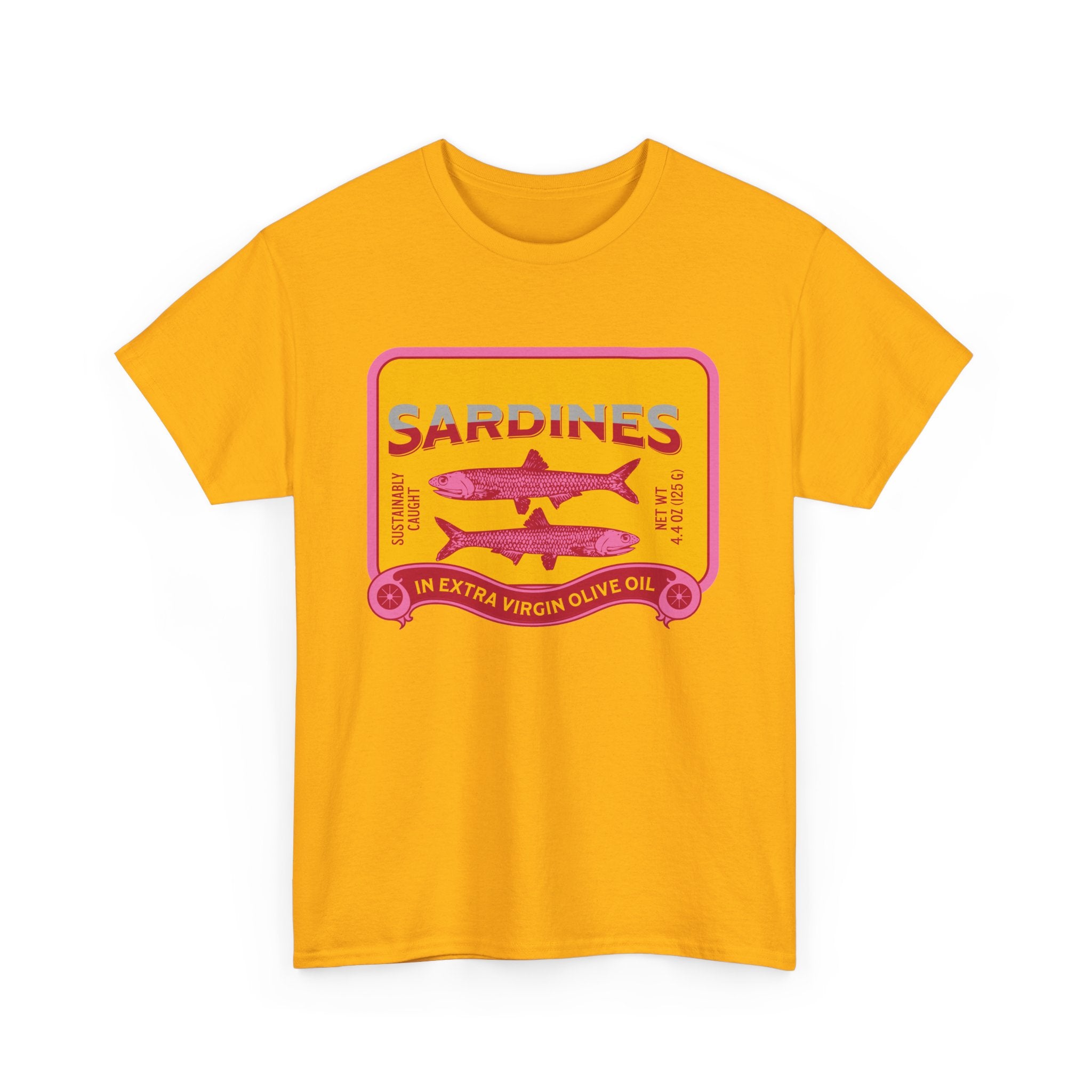 Sardines in Extra Virgin Olive Oil Vintage Graphic T-Shirt