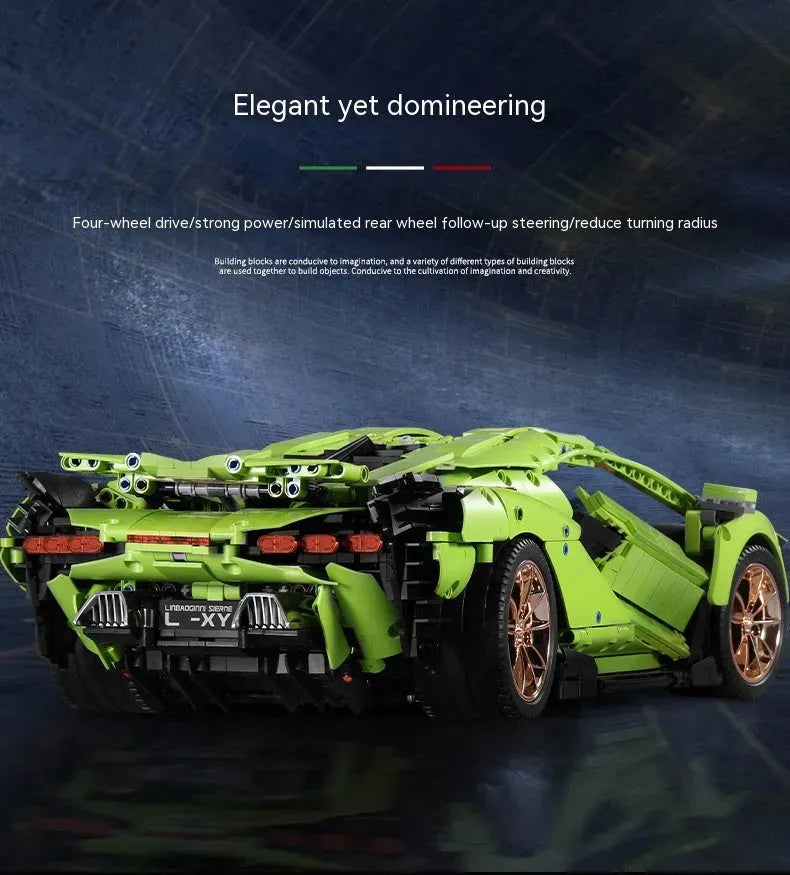 13057 Sports Car Building Blocks Assembled Educational Toys - Bellarte Enchanté 13057 Sports Car Building Blocks Assembled Educational Toys