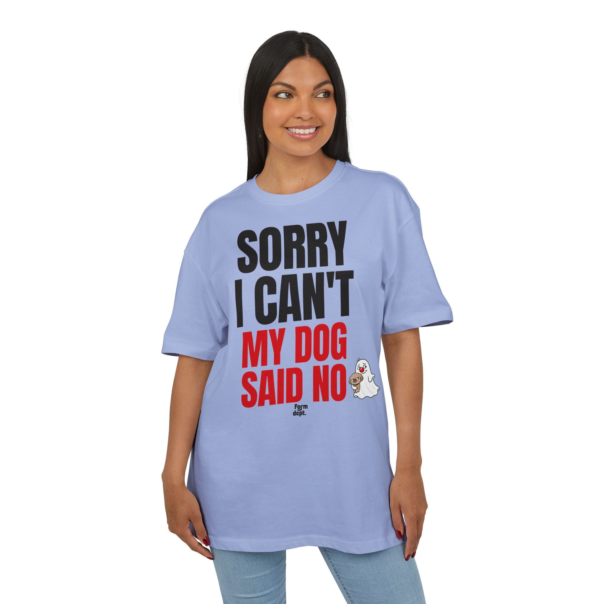 Sorry I Can’t My Dog Said No Graphic Dog Lover T-Shirt