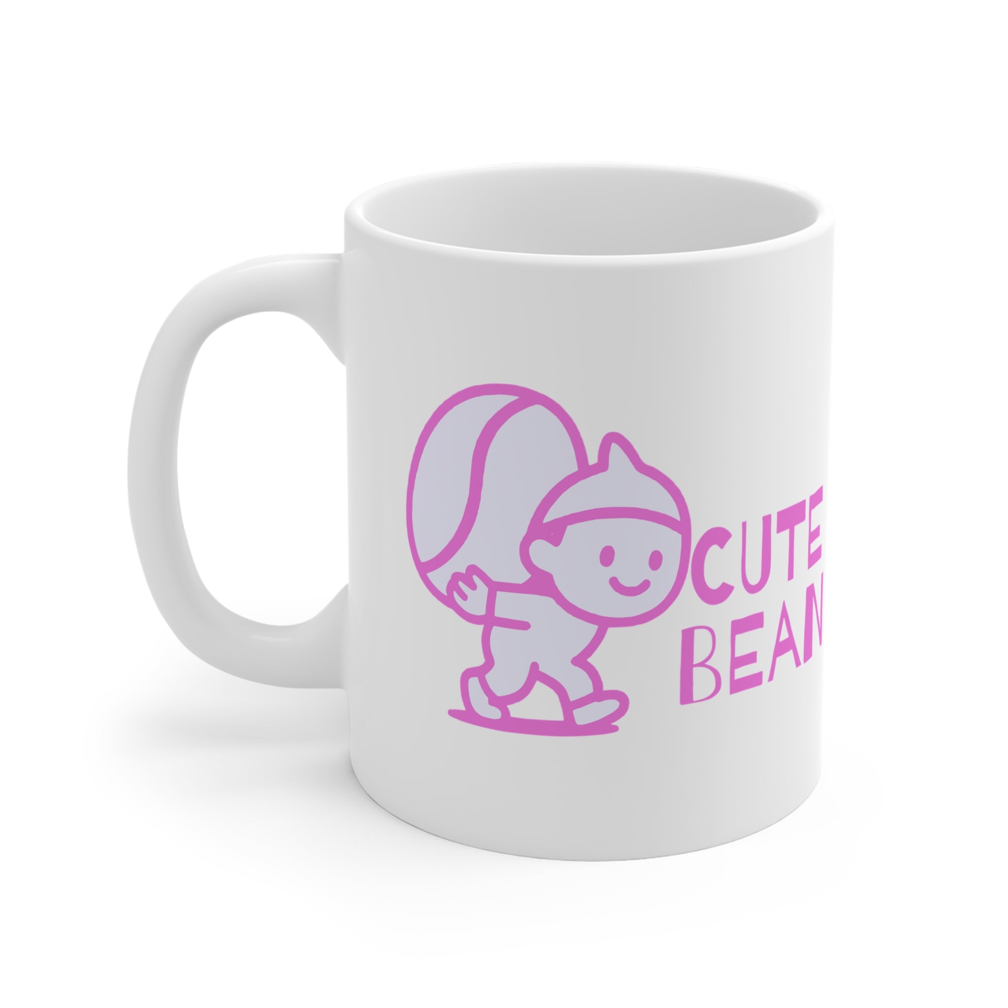Cute Bean Cartoon Ceramic Mug