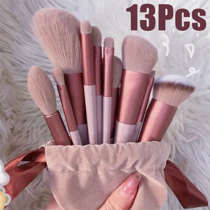 13Pcs Makeup Brush Set Concealer - Bellarte Enchanté 13Pcs Makeup Brush Set Concealer