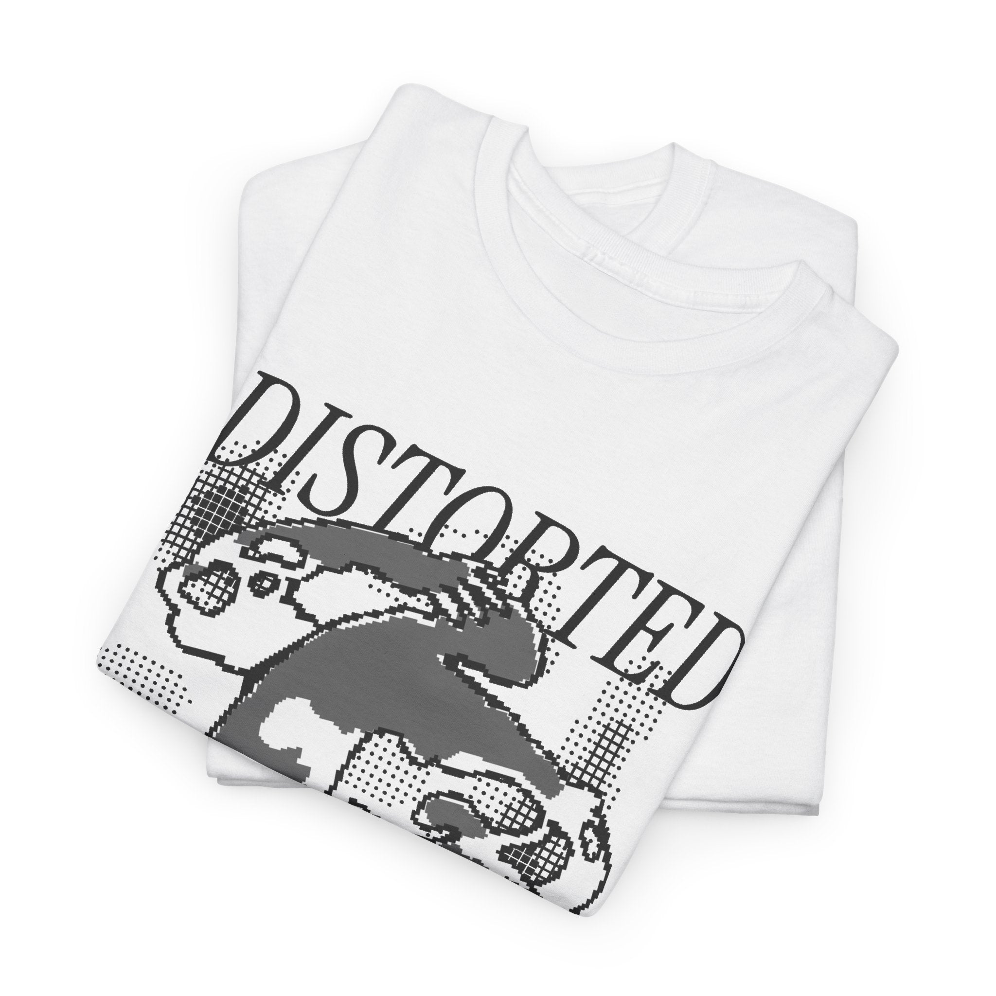 Distorted Future Retro Punk Graphic Tee