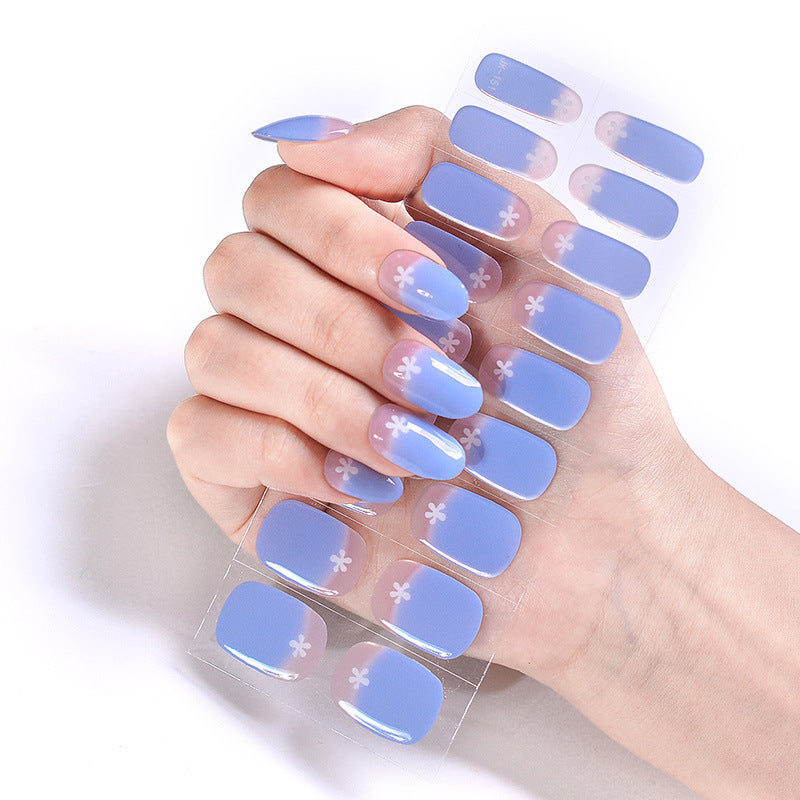 UV Phototherapy Semi-curing Gel Semi-baked Nail Sticker