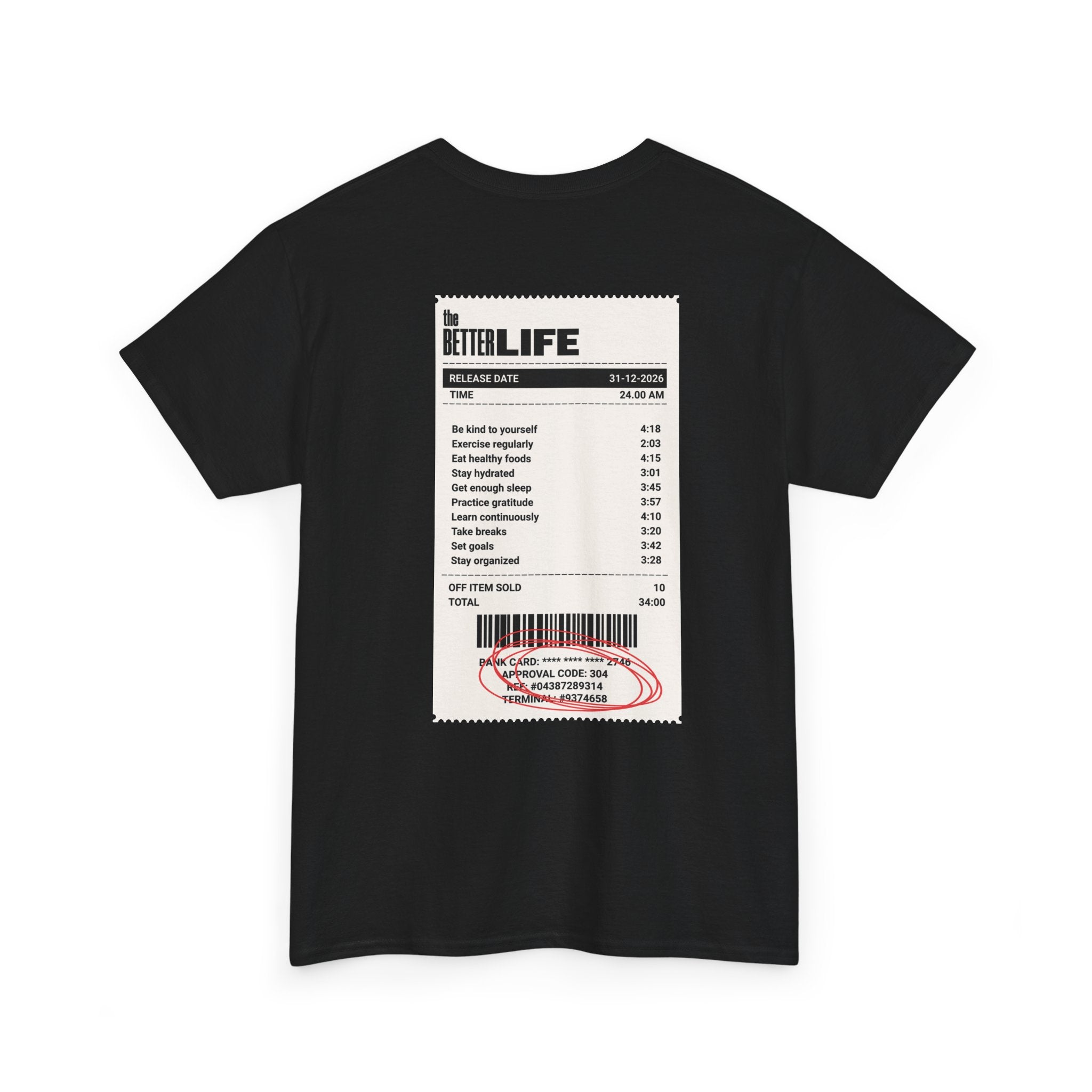 Copy of The Afterlife Barcode Graphic T-Shirt
