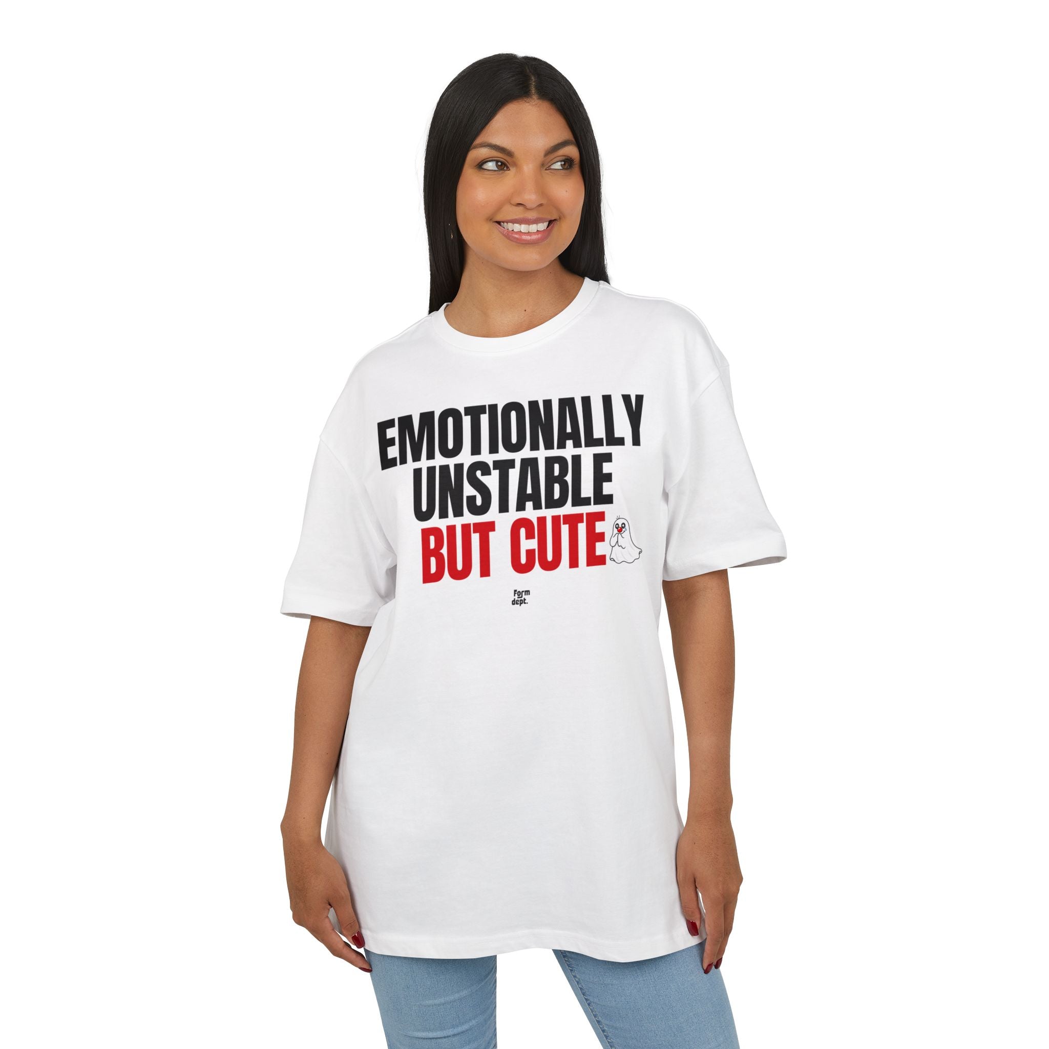Emotionally Unstable But Cute Oversized T-Shirt