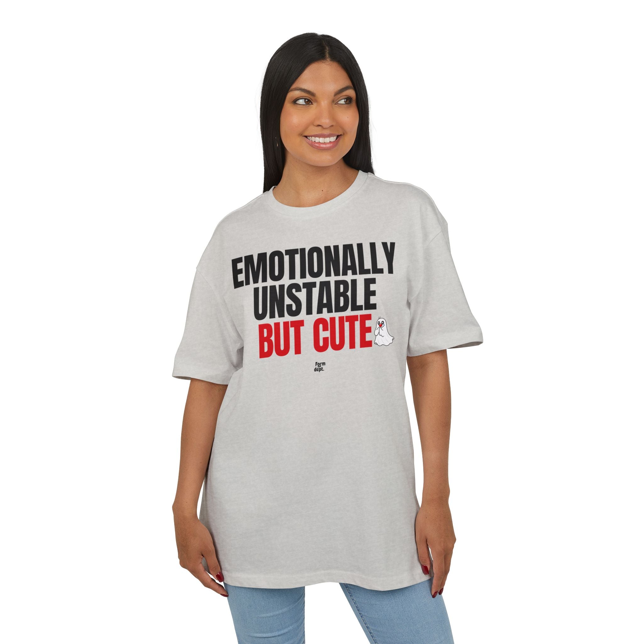 Emotionally Unstable But Cute Oversized T-Shirt