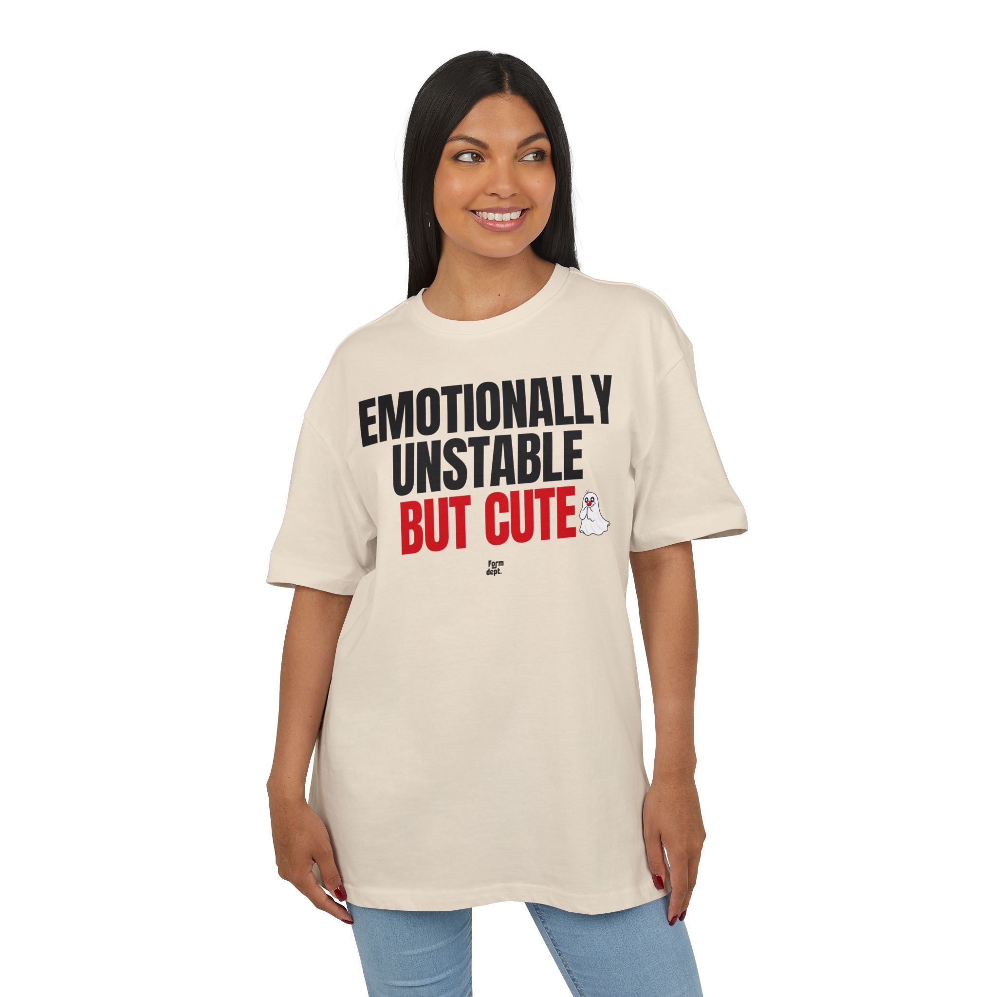 Emotionally Unstable But Cute Oversized T-Shirt