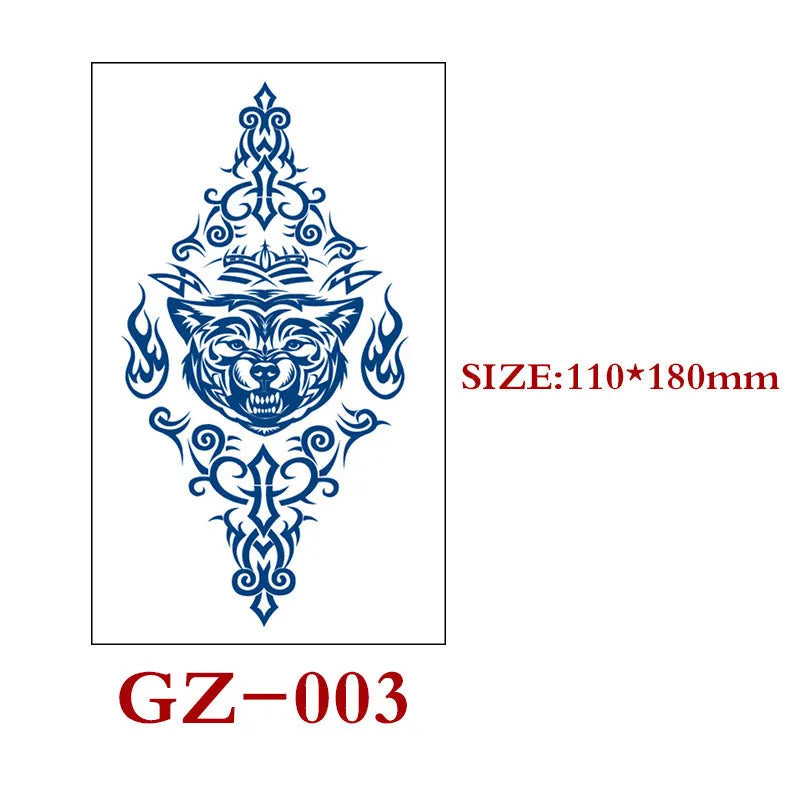 Saft Tattoo Aufkleber Semi-permanente Kräuter Tattoo Aufkleber