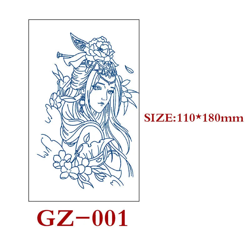 Saft Tattoo Aufkleber Semi-permanente Kräuter Tattoo Aufkleber