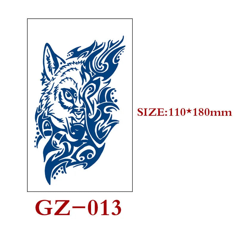 Saft Tattoo Aufkleber Semi-permanente Kräuter Tattoo Aufkleber