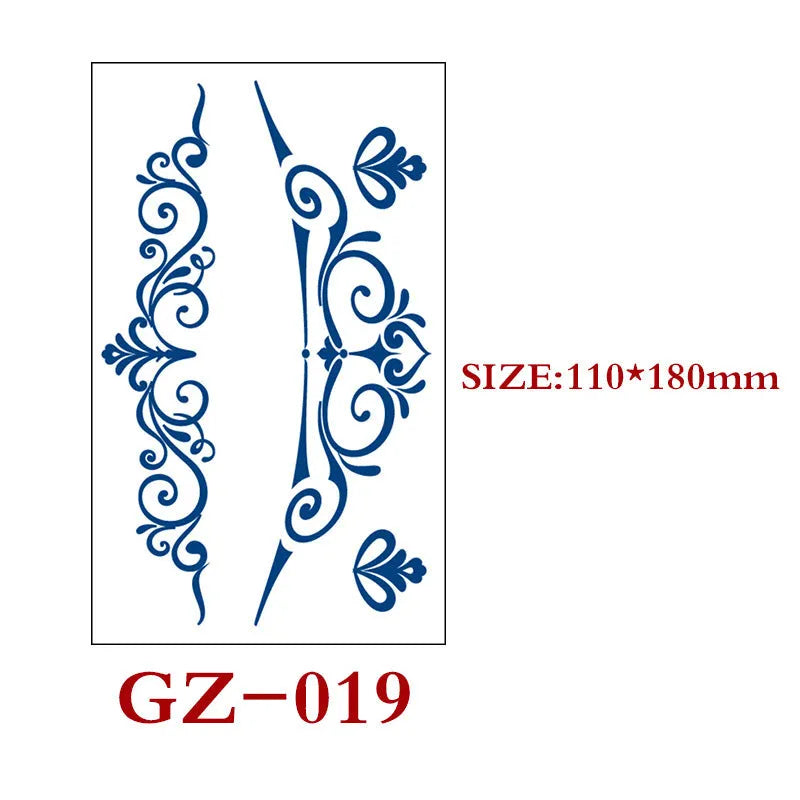 Saft Tattoo Aufkleber Semi-permanente Kräuter Tattoo Aufkleber