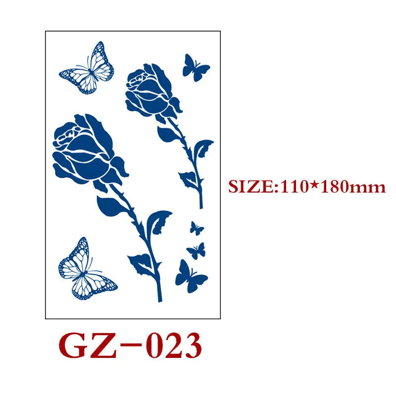 Saft Tattoo Aufkleber Semi-permanente Kräuter Tattoo Aufkleber