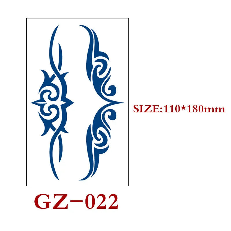 Saft Tattoo Aufkleber Semi-permanente Kräuter Tattoo Aufkleber