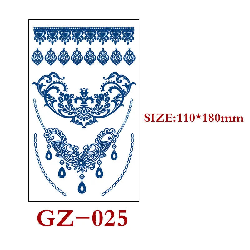 Saft Tattoo Aufkleber Semi-permanente Kräuter Tattoo Aufkleber