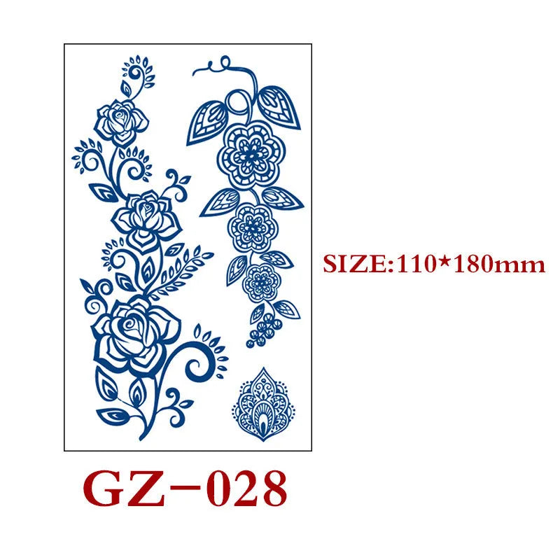 Saft Tattoo Aufkleber Semi-permanente Kräuter Tattoo Aufkleber