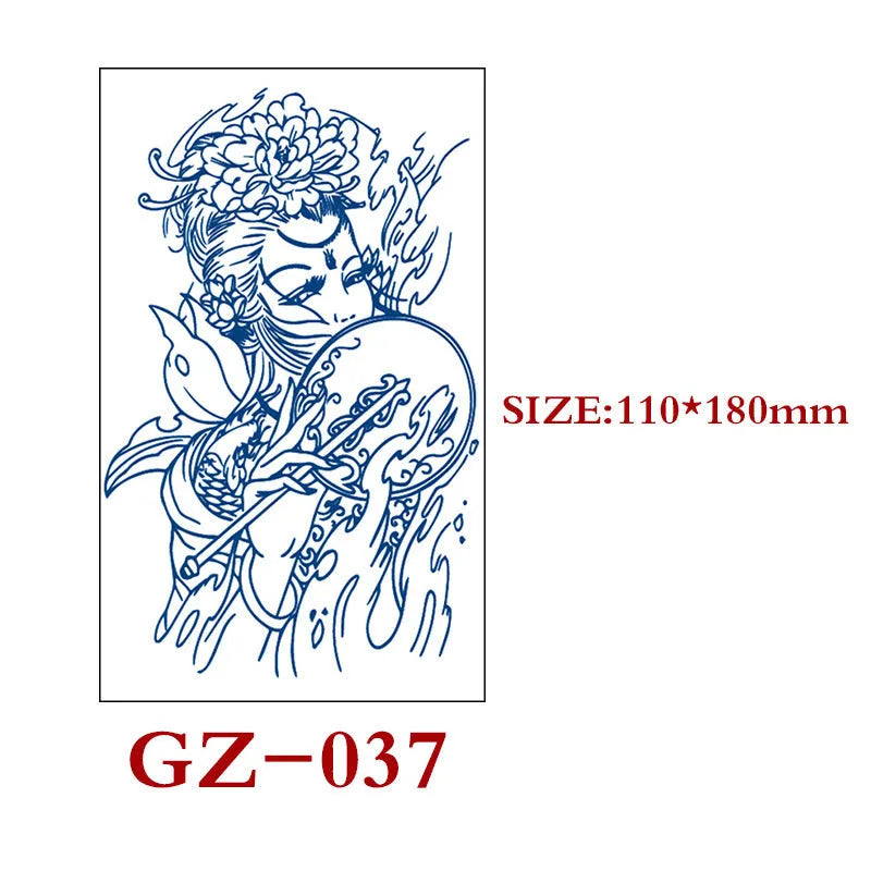 Saft Tattoo Aufkleber Semi-permanente Kräuter Tattoo Aufkleber