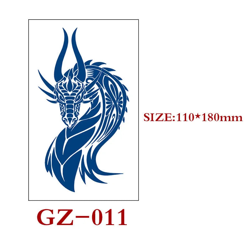 Saft Tattoo Aufkleber Semi-permanente Kräuter Tattoo Aufkleber