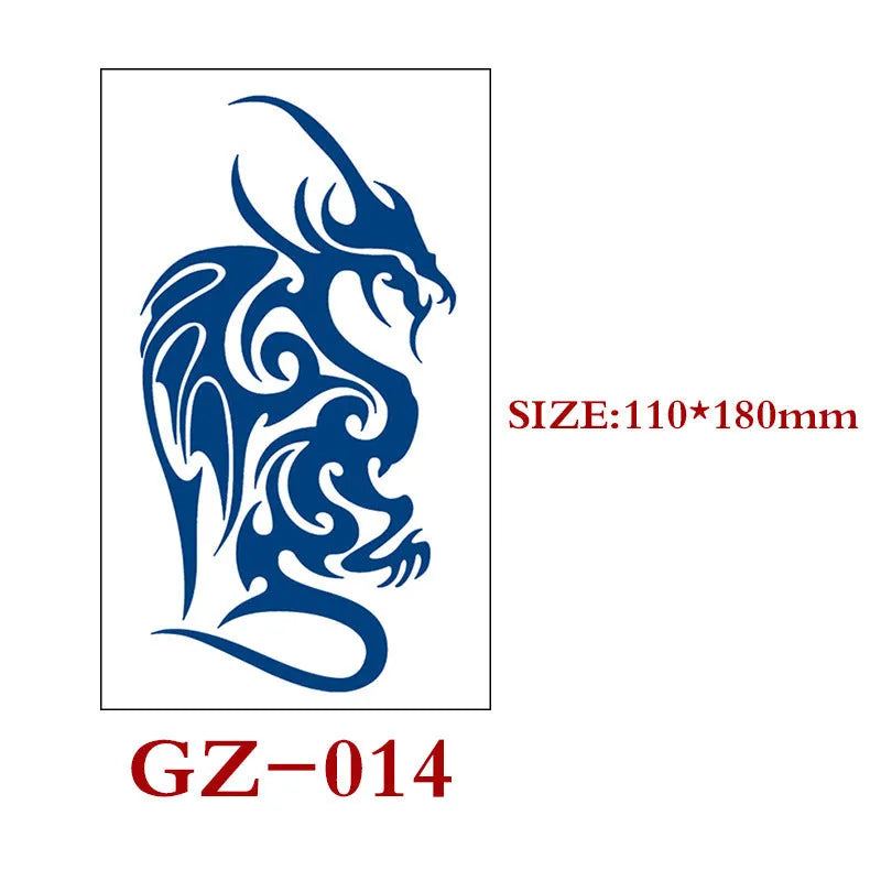 Saft Tattoo Aufkleber Semi-permanente Kräuter Tattoo Aufkleber