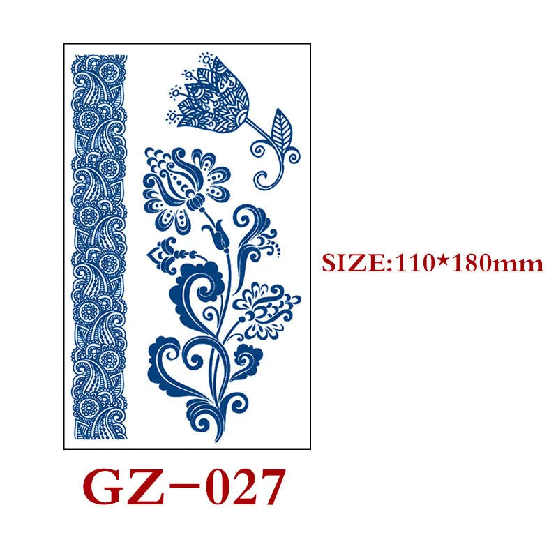 Saft Tattoo Aufkleber Semi-permanente Kräuter Tattoo Aufkleber