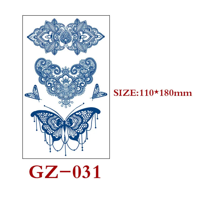 Saft Tattoo Aufkleber Semi-permanente Kräuter Tattoo Aufkleber