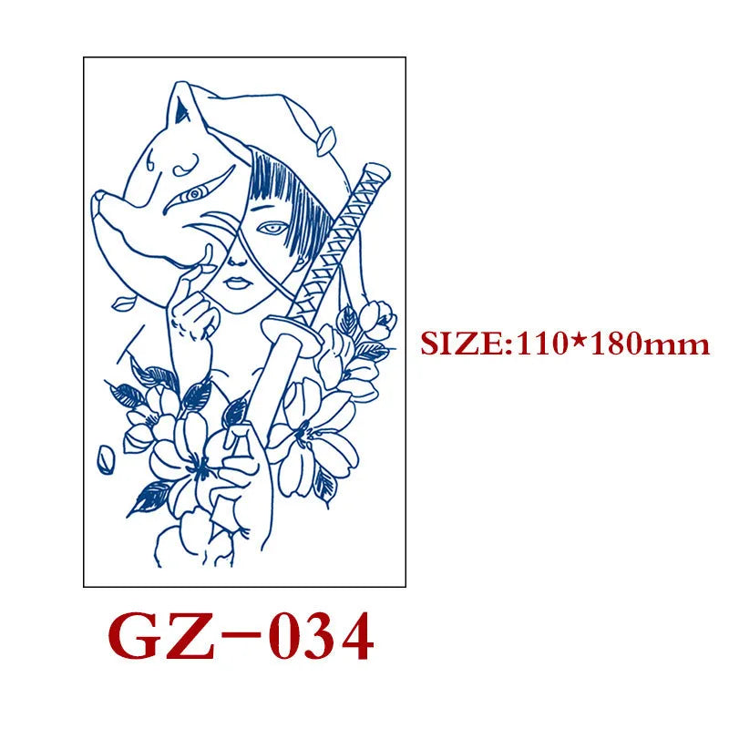 Saft Tattoo Aufkleber Semi-permanente Kräuter Tattoo Aufkleber