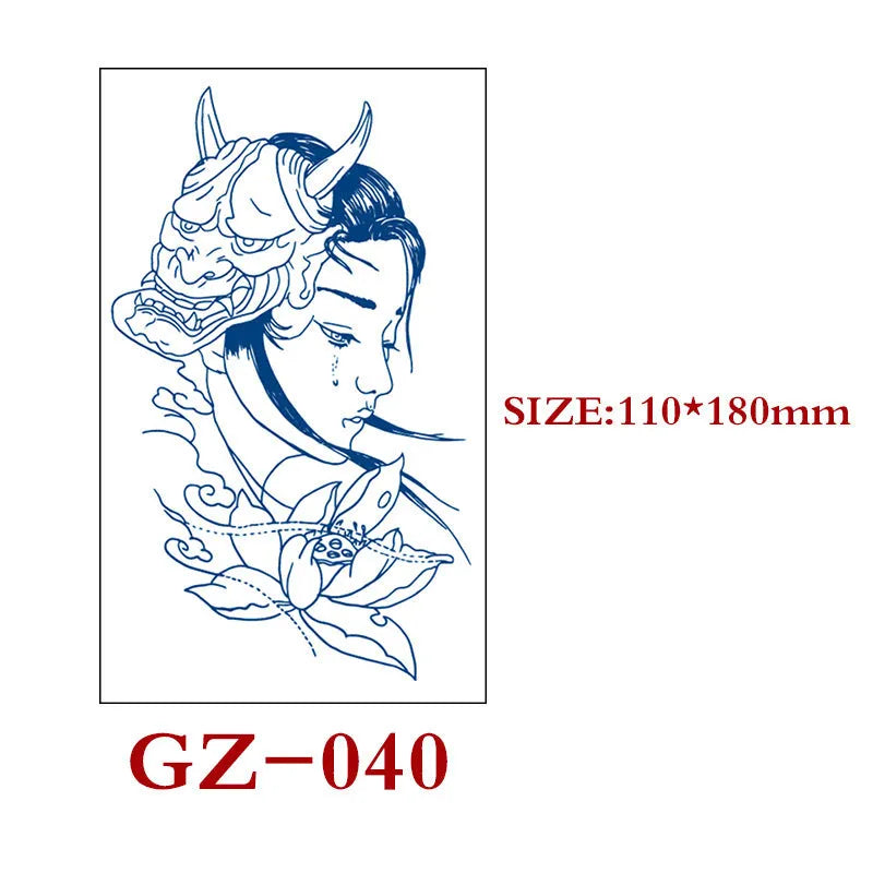 Saft Tattoo Aufkleber Semi-permanente Kräuter Tattoo Aufkleber