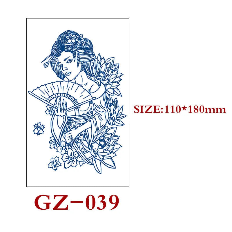 Saft Tattoo Aufkleber Semi-permanente Kräuter Tattoo Aufkleber