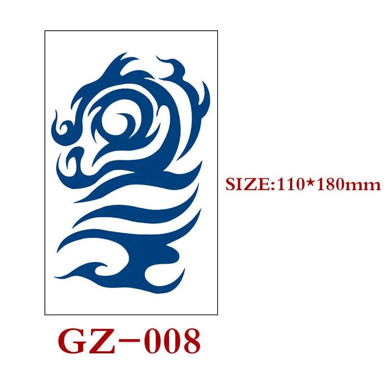 Saft Tattoo Aufkleber Semi-permanente Kräuter Tattoo Aufkleber