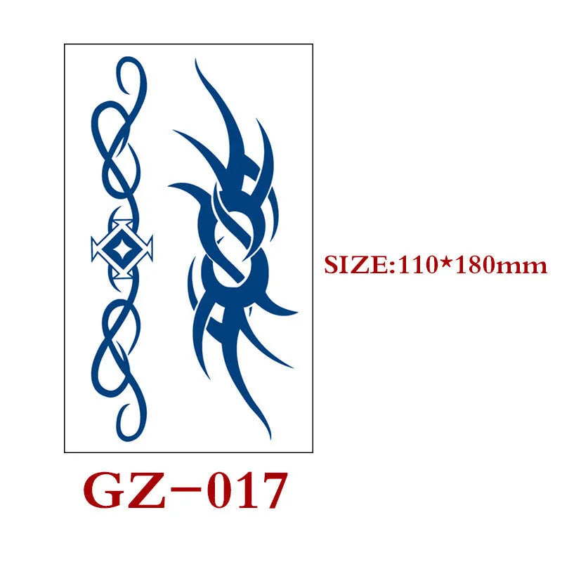 Saft Tattoo Aufkleber Semi-permanente Kräuter Tattoo Aufkleber